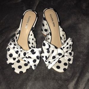 Polka dot heels